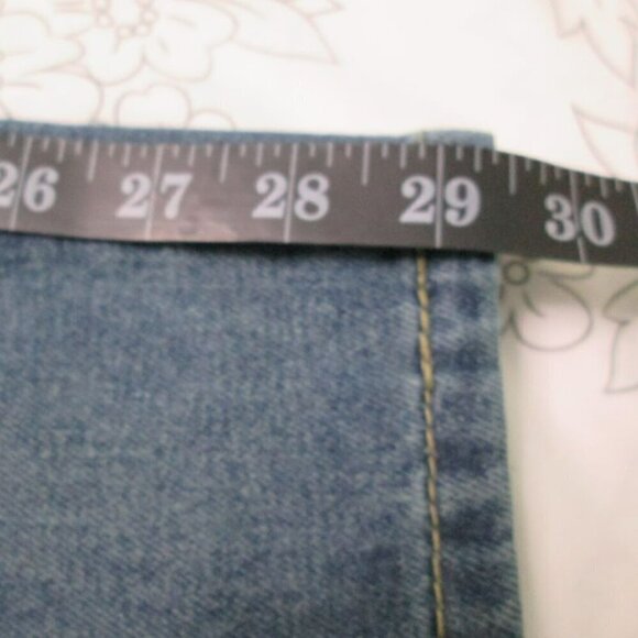 Three Button Baggy Wide Leg Boyfriend Jeans by Commense-Denim-XS-NWT - Picture 10 of 16